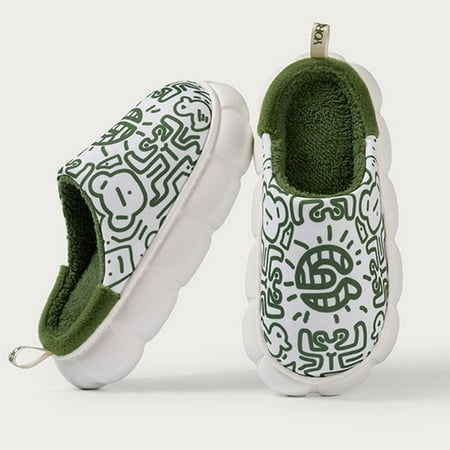 CoCopeanut Fashion Graffiti Thick Bottom Plush for Warmth Women Slippers Home Winter Soft Comfortable Non-Slip Men Leisure Couple Slippers
CoCopeanut Fashion Graffiti Thick Bottom Plush for Warmth Women Slippers Home Winter Soft Comfortable Non-Slip Men Leisure Couple Slippers