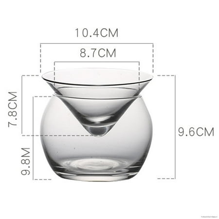 1 Set Spherical Liquor Drinking Crystal Iced Conical Molecular Cup For Party
1 Set Spherical Liquor Drinking Crystal Iced Conical Molecular Cup For Party