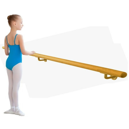 Ballet Barre Single Bar 8 FT Long 2.0” Diameter Gold Kids and Adults Open Bracket Wall Mounted Fixed Height Wooden Ballet Barre Home/Studio Ballet Bar Dance Bar Stretch Bar Dancing/Stretching
Ballet Barre Single Bar 8 FT Long 2.0” Diameter Gold Kids and Adults Open Bracket Wall Mounted Fixed Height Wooden Ballet Barre Home/Studio Ballet Bar Dance Bar Stretch Bar Dancing/Stretching