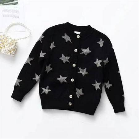Cathalem Cotton Hoodie Kids Toddler Baby Girls Boys Autumn Winter Knit Sweater Star Print Long Sleeve Coat Cardigan Zip up Hoodie Sweater Black 4-5 Years
Cathalem Cotton Hoodie Kids Toddler Baby Girls Boys Autumn Winter Knit Sweater Star Print Long Sleeve Coat Cardigan Zip up Hoodie Sweater Black 4-5 Years