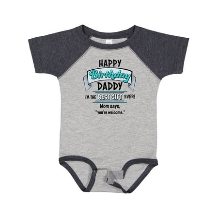 Inktastic Happy Birthday Daddy- Best Gift Ever in Blue Gift Baby Boy or Baby Girl Bodysuit
Inktastic Happy Birthday Daddy- Best Gift Ever in Blue Gift Baby Boy or Baby Girl Bodysuit