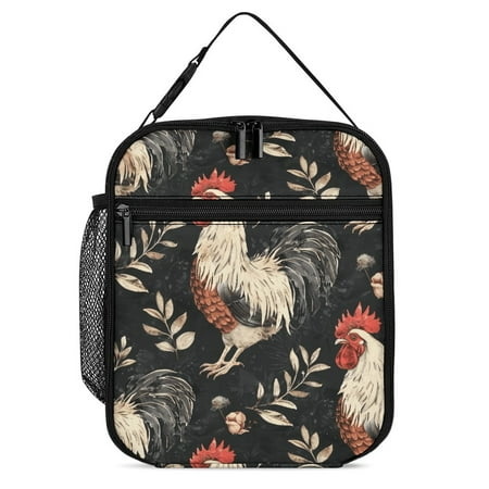 Poultry Rooster Lunch Bag for Women Lunch Bag For Travel Lunch Box with Silver Thermal Insulated Interior Lining And Storage Pocket
Poultry Rooster Lunch Bag for Women Lunch Bag For Travel Lunch Box with Silver Thermal Insulated Interior Lining And Storage Pocket