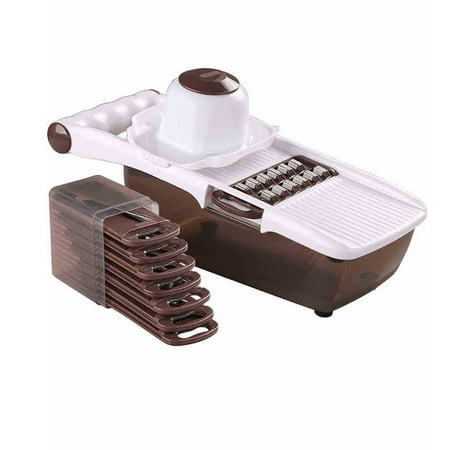 Realhomelove Vegetable Cutting Machine with 8 Interchangeable Blades and 1 Finger Protector Home Kitchen Multi-Function Shredding Shredding Vegetable Spiralizer for Cooking (coffee)
Realhomelove Vegetable Cutting Machine with 8 Interchangeable Blades and 1 Finger Protector Home Kitchen Multi-Function Shredding Shredding Vegetable Spiralizer for Cooking (coffee)