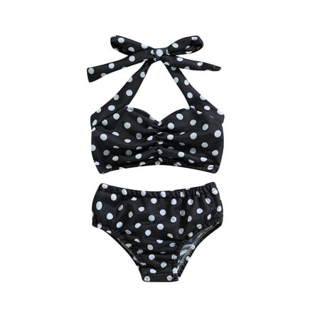 Baby Girl Bathing Suit Toddler Girls Swimsuit Halter Top Bikini Bottoms Swimming Suit
Baby Girl Bathing Suit Toddler Girls Swimsuit Halter Top Bikini Bottoms Swimming Suit