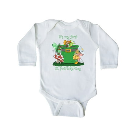 Inktastic It s My 1st St. Patrick s Day with Cute Fairies Gift Baby Boy or Baby Girl Long Sleeve Bodysuit
Inktastic It s My 1st St. Patrick s Day with Cute Fairies Gift Baby Boy or Baby Girl Long Sleeve Bodysuit