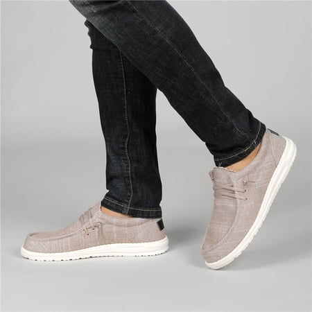 Men‘s Breathable Casual Canvas Loafer Shoes Summer Lightweight Slip On Boat Shoes For Indoor Outdoor Walking
Men‘s Breathable Casual Canvas Loafer Shoes Summer Lightweight Slip On Boat Shoes For Indoor Outdoor Walking