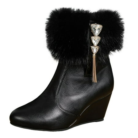 Womens Ankle Boots Flat Low Heel Chelsea Booties Autumn And Winter Slope Heel Boots Women s High Heel Warm Short Boots Bowknot Large Women s Short Boot
Womens Ankle Boots Flat Low Heel Chelsea Booties Autumn And Winter Slope Heel Boots Women s High Heel Warm Short Boots Bowknot Large Women s Short Boot