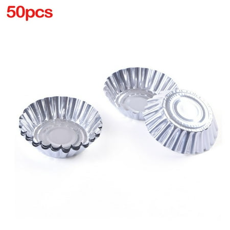 GLFILL 50Pcs Egg Tart Aluminum Silver Cupcake Cake Cookie Mold Mould Tin Baking Tool
GLFILL 50Pcs Egg Tart Aluminum Silver Cupcake Cake Cookie Mold Mould Tin Baking Tool