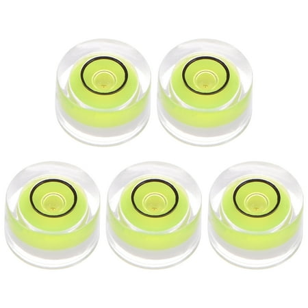 5 Packs Round Bubble Level 10x6mm Mini Circular Bullseye Spirit Levels for Leveling Camera Tripod Telescope Lime
5 Packs Round Bubble Level 10x6mm Mini Circular Bullseye Spirit Levels for Leveling Camera Tripod Telescope Lime