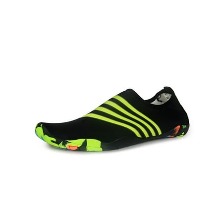 Fangasis Men Women Water Shoes Surfing Aqua Socks Quick Dry Beach Shoe Unisex Flats Yoga Lightweight Swim Yellow Stripe 6
Fangasis Men Women Water Shoes Surfing Aqua Socks Quick Dry Beach Shoe Unisex Flats Yoga Lightweight Swim Yellow Stripe 6