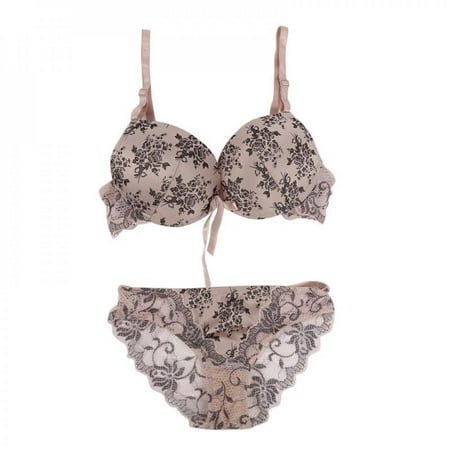 Women Lace Bra Sets Underwear Seamless Push Up Bras+ Panty Lingerie 32/34/36/38 B C Cup
Women Lace Bra Sets Underwear Seamless Push Up Bras+ Panty Lingerie 32/34/36/38 B C Cup