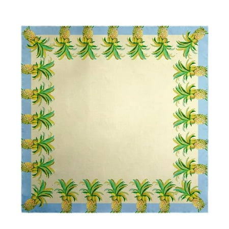 Betsy Drake TS400 52 in. Pineapple Square Table Cloth