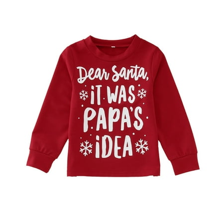 Dr.Eam Infant Boys Girls Sweatshirts Toddler Boys Girls Christmas Long Sleeve Letter Prints Pullover Kids Sweatshirt Tops Clothes Fashion Tops Casual Soft Dailywear Red 3 Y-4 Y
Dr.Eam Infant Boys Girls Sweatshirts Toddler Boys Girls Christmas Long Sleeve Letter Prints Pullover Kids Sweatshirt Tops Clothes Fashion Tops Casual Soft Dailywear Red 3 Y-4 Y