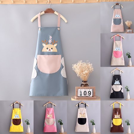 Pontos Cartoon Deer Apron with Pocket Unisex Water Oil Proof Household Kitchen Tool
Pontos Cartoon Deer Apron with Pocket Unisex Water Oil Proof Household Kitchen Tool