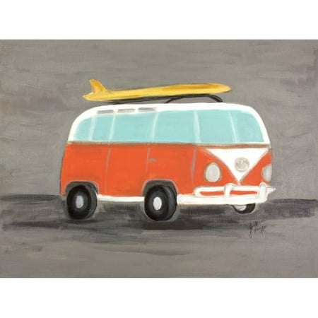 Judith Raye Paintings LLC Surf Mobile Giclee Framed Painting Print on Wrapped Canvas