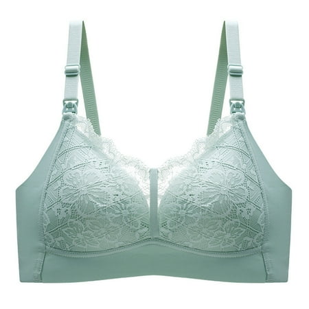 Fabiurt Women s Bra Women s Open Button No Steel Ring Lace Anti Strapping Breastfeeding Gathering Anti Sagging And Closing Bra Green
Fabiurt Women s Bra Women s Open Button No Steel Ring Lace Anti Strapping Breastfeeding Gathering Anti Sagging And Closing Bra Green