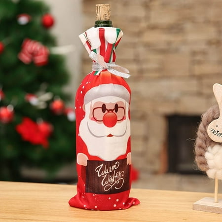 Christmas Decorations Kitchen Table Top Dress Up Props Plaid Set Red Wine Bottle Set Wine Bottle Bag Wine Bottle Covers ViLaViDe
Christmas Decorations Kitchen Table Top Dress Up Props Plaid Set Red Wine Bottle Set Wine Bottle Bag Wine Bottle Covers ViLaViDe