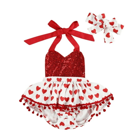 Bagilaanoe Newborn Baby Girl Valentine s Day Rompers Dress Sequin Sleeveless Bodysuit Skirt + Headband 3M 6M 12M 18M 24M Infant One Piece Jumpsuit
Bagilaanoe Newborn Baby Girl Valentine s Day Rompers Dress Sequin Sleeveless Bodysuit Skirt + Headband 3M 6M 12M 18M 24M Infant One Piece Jumpsuit