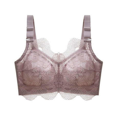 EUHDSSDE Follure Ladies No Steel Ring Gathered Adjustable Lace Big Breasts Show Small Bra
EUHDSSDE Follure Ladies No Steel Ring Gathered Adjustable Lace Big Breasts Show Small Bra