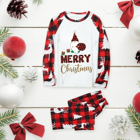 Mon Sleepwear For Christmas Family Matching Pajamas Cute Big Headed Deer Print Pjs Plaid Long Sleeve Tops And Pants Soft Casusal Holiday Sleepwear
Mon Sleepwear For Christmas Family Matching Pajamas Cute Big Headed Deer Print Pjs Plaid Long Sleeve Tops And Pants Soft Casusal Holiday Sleepwear