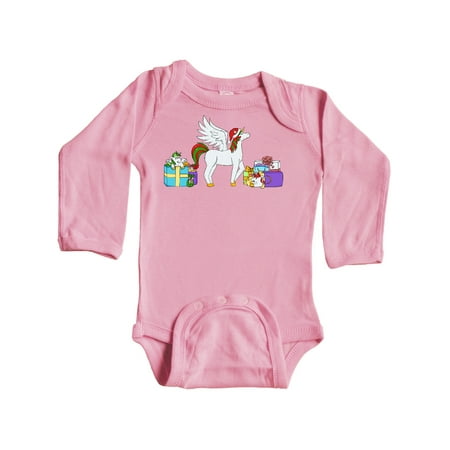 Inktastic Christmas Unicorn with Gifts and Santa Hat Gift Baby Boy or Baby Girl Long Sleeve Bodysuit
Inktastic Christmas Unicorn with Gifts and Santa Hat Gift Baby Boy or Baby Girl Long Sleeve Bodysuit