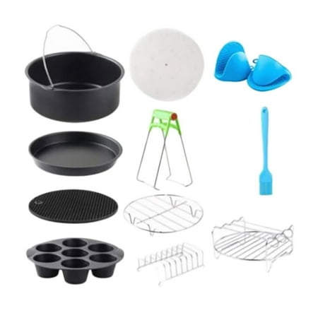 Air Fryer Accessories Basket Grill for 7In11 Piece Set 3.2QT-5.8QT-Up