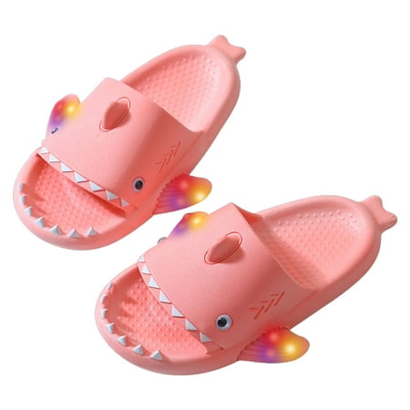 Lightweight Slip On Sandals Open Toe Slides Sandals Shark Shoes Lightweight for Boys Girls Kids Cute Summer Slippers (Toddler/Little Kids)
Lightweight Slip On Sandals Open Toe Slides Sandals Shark Shoes Lightweight for Boys Girls Kids Cute Summer Slippers (Toddler/Little Kids)