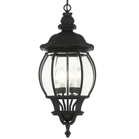 Livex Lighting 7705 Frontenac 4 Light 12 Wide Outdoor Taper Candle Pendant - Black
Livex Lighting 7705 Frontenac 4 Light 12 Wide Outdoor Taper Candle Pendant - Black