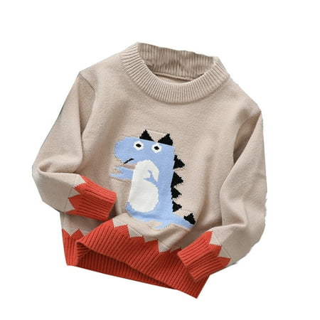 Zlekejiko Toddler Boys Girls Winter Long Sleeve Sweater Knitted Dinosaur Pattern For Babys Clothes Outwear
Zlekejiko Toddler Boys Girls Winter Long Sleeve Sweater Knitted Dinosaur Pattern For Babys Clothes Outwear