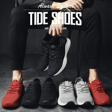 Men s Breathable Shoes Sports Running Casual Walking Athletic Sneakers