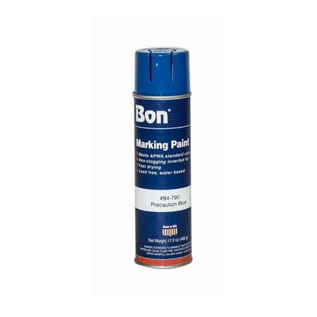 Bon Tool 84-790 Marking Paint - Precaution Blue - 20 Oz (12/Pkg)