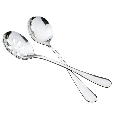 4 Pcs Stainless Steel Spoon Small Spoon and Colander Serving for Western Food (2 Pcs Small Spoon and 2 Pcs Colanders)
4 Pcs Stainless Steel Spoon Small Spoon and Colander Serving for Western Food (2 Pcs Small Spoon and 2 Pcs Colanders)