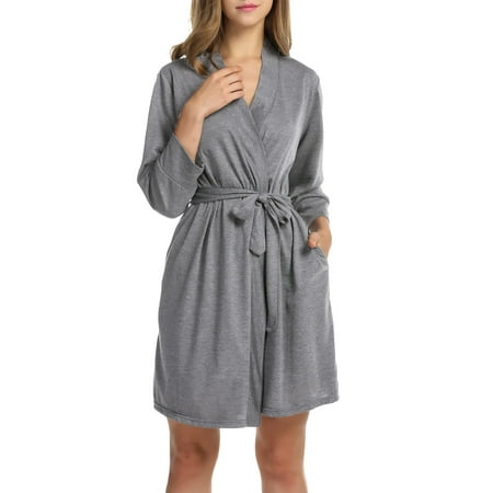 Hotouch Women Robe Lightweight Long Knit Bathrobe Soft Sleepwear Ladies Loungewear XS-2XL Size:M
Hotouch Women Robe Lightweight Long Knit Bathrobe Soft Sleepwear Ladies Loungewear XS-2XL Size:M