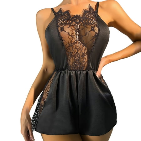 Zuwimk Sexy Lingerie For Women Women s Plus Size Sheer Strappy Dress Lingerie G String Babydoll Sleepwear Black L
Zuwimk Sexy Lingerie For Women Women s Plus Size Sheer Strappy Dress Lingerie G String Babydoll Sleepwear Black L