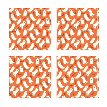 Linen Cotton Canvas Cocktail Napkins (Set of 4) - Spooky Orange Black White Cute Holiday Autumn Print Cloth Cocktail Napkins by Spoonflower
Linen Cotton Canvas Cocktail Napkins (Set of 4) - Spooky Orange Black White Cute Holiday Autumn Print Cloth Cocktail Napkins by Spoonflower