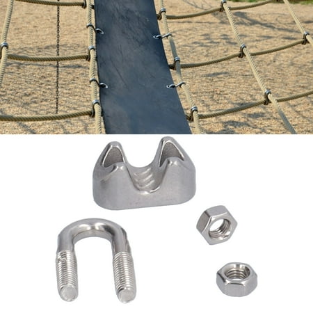 Higoodz Stainless Steel Wires Clip Wire Rope Clamp Standard Thread For Cable Fixing
Higoodz Stainless Steel Wires Clip Wire Rope Clamp Standard Thread For Cable Fixing
