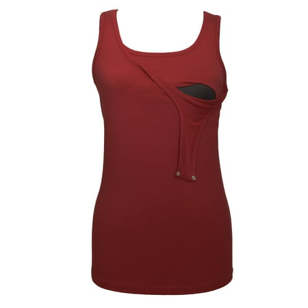 LVMA1500 - 100% premium Cotton - Women Nursing Maternity Tank Top