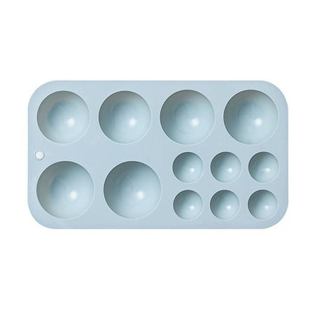 Semicircle Silicone Mold Chocolate Candy Mold for Diy Dessert Ice Block Mold