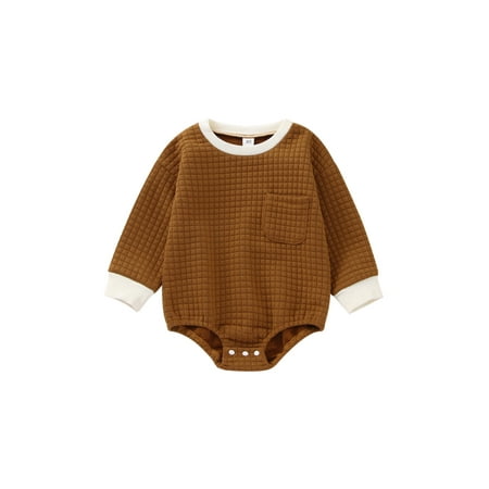 Qtinghua Newborn Baby Girl Boy Oversized Sweater Romper Crewneck Warm Thick Bodysuit Pullover Tops Fall Winter Clothes
Qtinghua Newborn Baby Girl Boy Oversized Sweater Romper Crewneck Warm Thick Bodysuit Pullover Tops Fall Winter Clothes