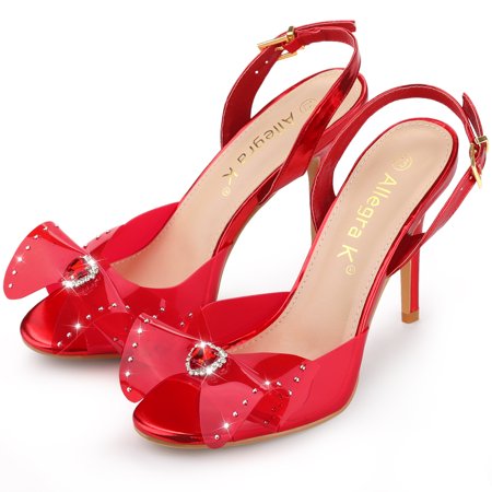 Unique Bargains Women s Slingback Rhinestone Open Toe Stiletto Heels Sandals
Unique Bargains Women s Slingback Rhinestone Open Toe Stiletto Heels Sandals