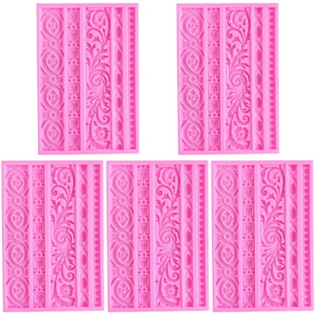 HOMEMAXS 5pcs Baking Mold Embossed Silicone Baking Mold Cake Decoration Mold Silicone Baking Mold
HOMEMAXS 5pcs Baking Mold Embossed Silicone Baking Mold Cake Decoration Mold Silicone Baking Mold