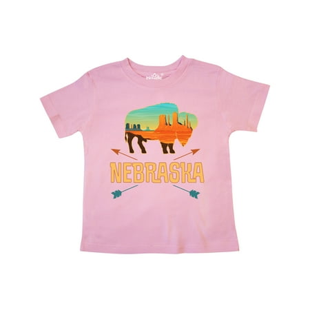Inktastic Nebraska Vacation Buffalo Gift Toddler Boy or Toddler Girl T-Shirt
