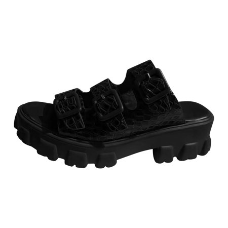 Womens Platform Sandals Buckle Strap Open Toe Sandals Slip on Wedge Sandals Casual Summer Fashion Slide Sandals
Womens Platform Sandals Buckle Strap Open Toe Sandals Slip on Wedge Sandals Casual Summer Fashion Slide Sandals