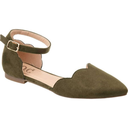 Women s Journee Collection Lana Pointed Toe Ankle Strap Flat Olive Microsuede Fabric 7.5 M
Women s Journee Collection Lana Pointed Toe Ankle Strap Flat Olive Microsuede Fabric 7.5 M