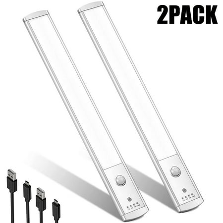 Motion Sensor Under Cabinet Light 44 LED Closet Lights Wireless USB Rechargeable Cabinet Lights Under Counter Lighting for Kitchen Wardrobe Hallway 2 Pack
Motion Sensor Under Cabinet Light 44 LED Closet Lights Wireless USB Rechargeable Cabinet Lights Under Counter Lighting for Kitchen Wardrobe Hallway 2 Pack