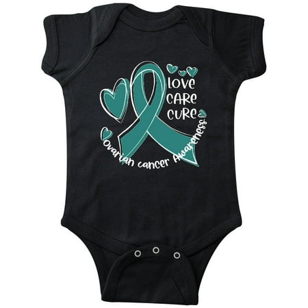 Inktastic Love Care Cure Ovarian Cancer Awareness Teal Ribbon Hearts Gift Baby Boy or Baby Girl Bodysuit
Inktastic Love Care Cure Ovarian Cancer Awareness Teal Ribbon Hearts Gift Baby Boy or Baby Girl Bodysuit
