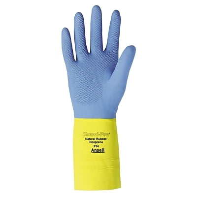 Alphatec 87-224 Neoprene Gloves Cotton Flock Lined Size 10 Yellow/Blue | 1 Dozen of 12 Pair
Alphatec 87-224 Neoprene Gloves Cotton Flock Lined Size 10 Yellow/Blue | 1 Dozen of 12 Pair