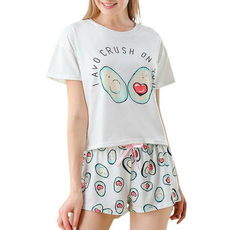 Rejlun Women Pajamas Sets Drawstring Nightgown Tops And Shorts Sleepwear Baggy Lounge Set Casual Summer Nightwear Avocado XL
Rejlun Women Pajamas Sets Drawstring Nightgown Tops And Shorts Sleepwear Baggy Lounge Set Casual Summer Nightwear Avocado XL