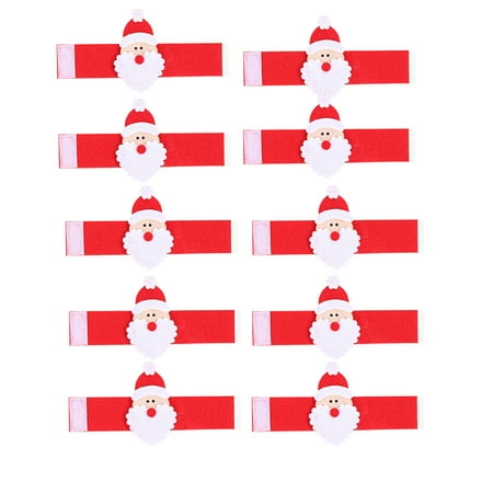30Pcs Christmas Santa Claus Napkin Holders Non-woven Towel Ring Table Decoration Party Supplies(Red)
30Pcs Christmas Santa Claus Napkin Holders Non-woven Towel Ring Table Decoration Party Supplies(Red)