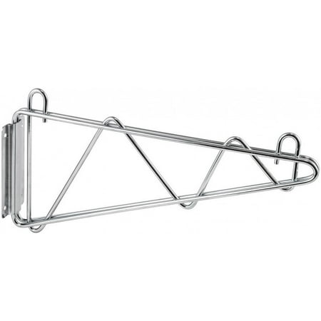 Winco VCB-18 Chrome Plated Wall Mount Shelving Bracket 18 W
